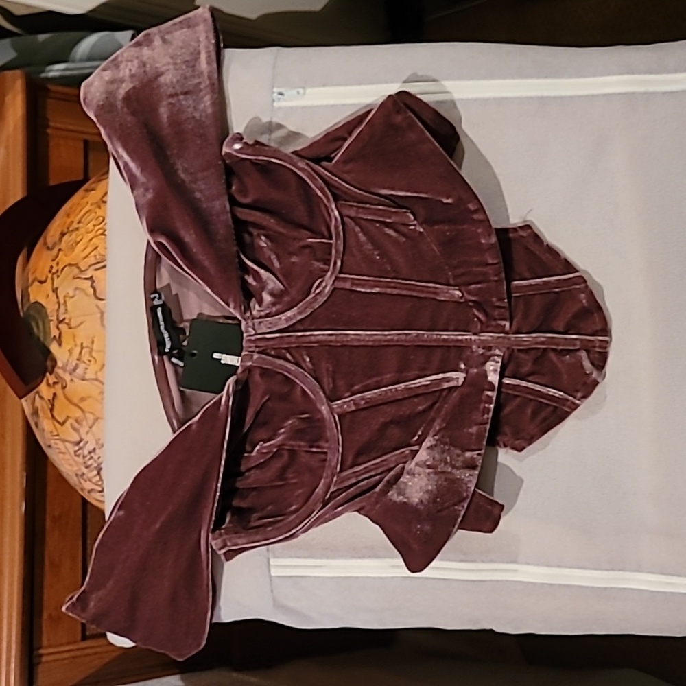 Mauve corset top